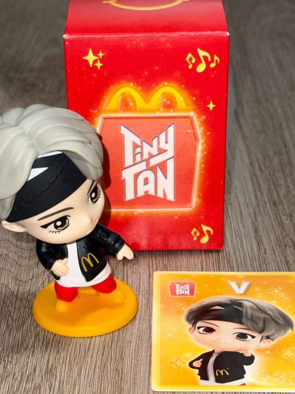 BTS McDonald's V Tinytan Encore Edition Happy Meal Toy Character Collectible New